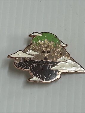 Laputa Castle In The Sky Enamel Pin  Floating Castle Studio Ghibli